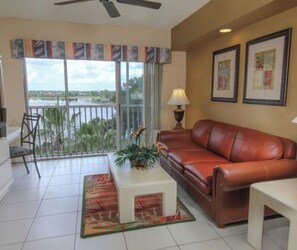 Living area - Dec 21-28, 2 BDR Villa at Westgate Town Center Resort (Kissimmee)