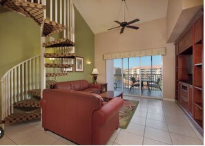 Living area - Dec 21-28, 2 BDR Villa at Westgate Town Center Resort (Kissimmee)