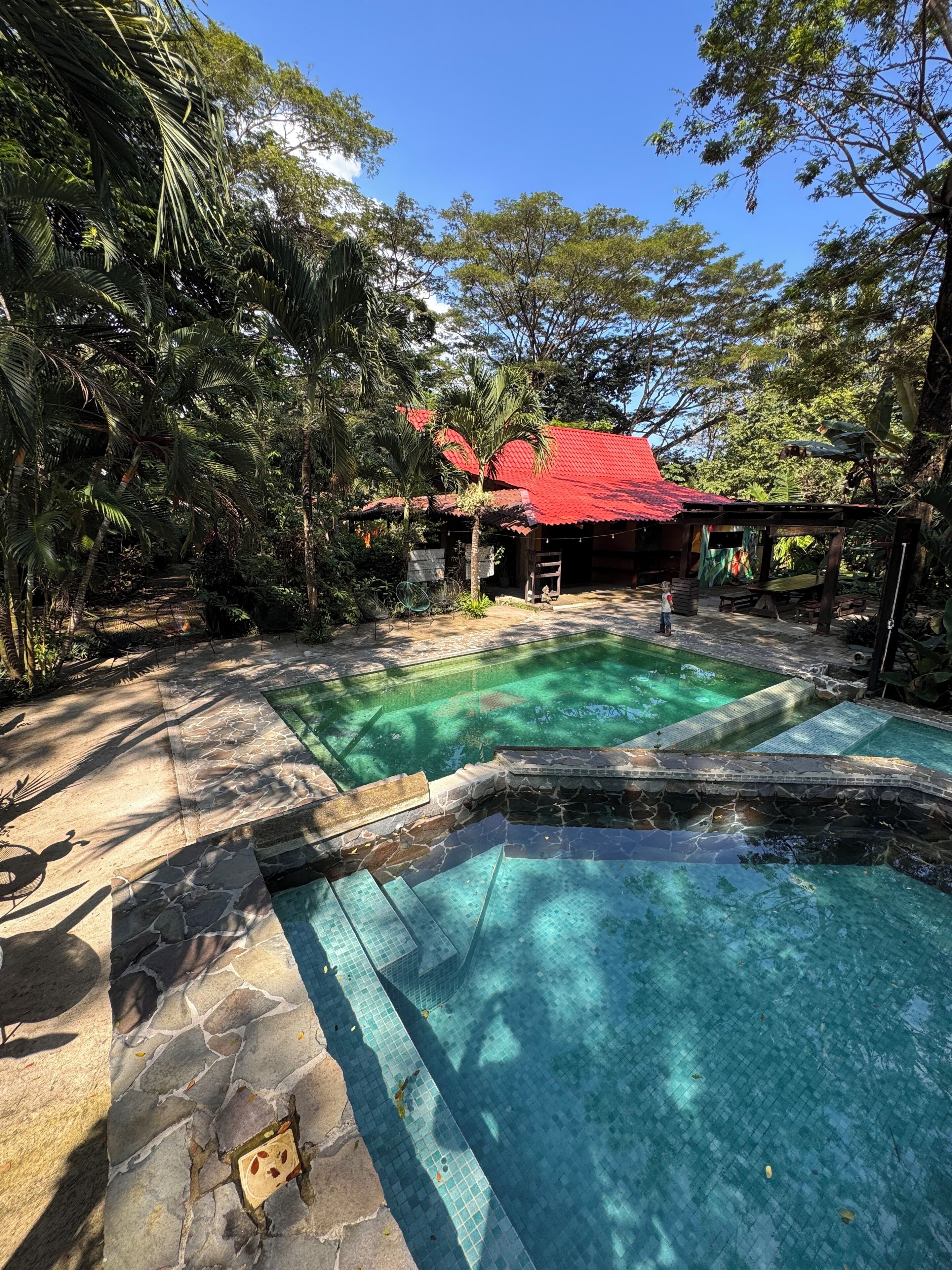 3 piscinas al aire libre