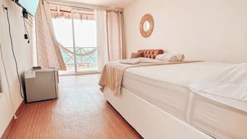 Dobbeltrom – deluxe, balkong, sjøutsikt | Wi-fi (inkludert)