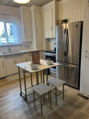 Microwave, oven, stovetop