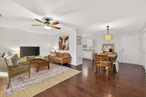 Living area - Belmont Gem | 4BR Stay Walkable to Downtown (Belmont)