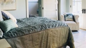 Iron/ironing board, bed sheets - Lakeview Room With Hand-Painted Decor, Antique Bath (Bigfork)