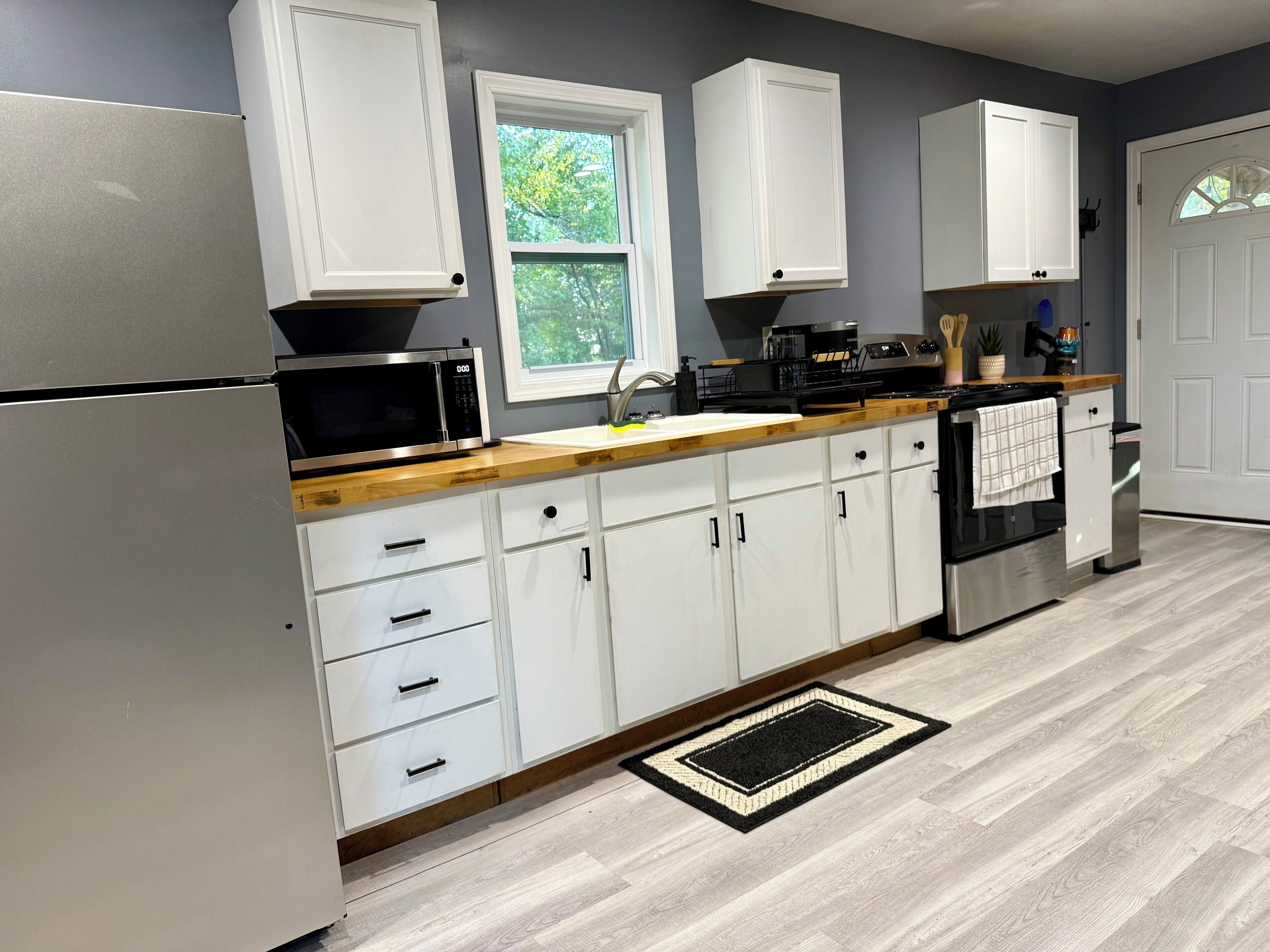 Microwave, oven, stovetop