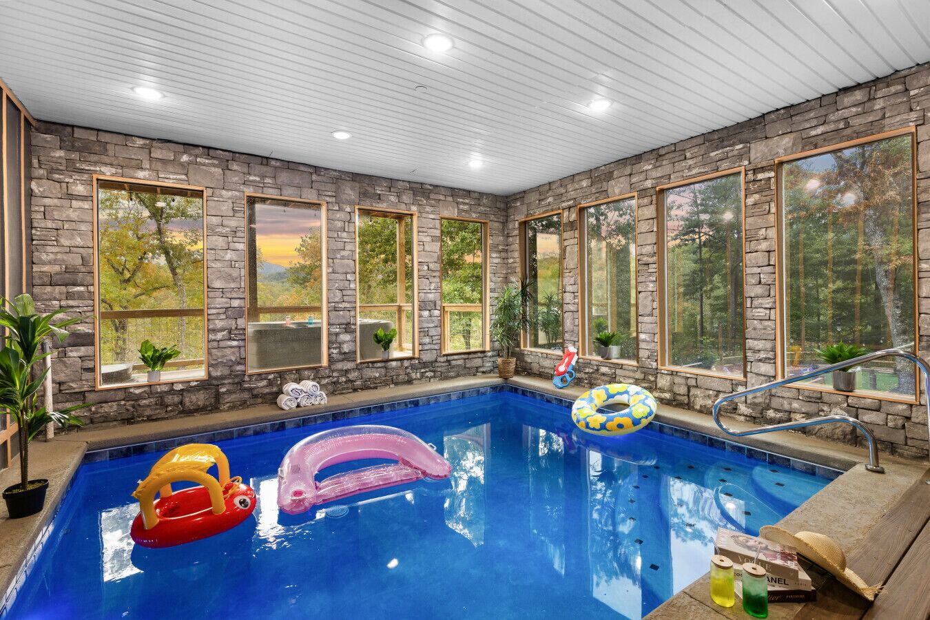 キャビン マウンテンビュー | プール | 2 つの屋内プール