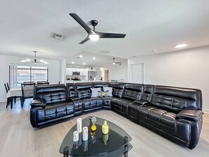 Smart TV, video games, books, stereo