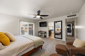 3 habitaciones, escritorio, tabla de planchar con plancha y wifi