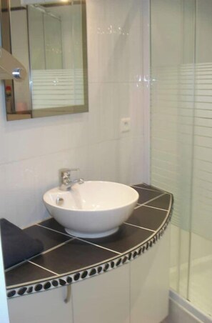 Secadora de cabello y papel de baño 