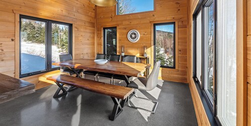 Les Éboulements: Chalet, View, Spa & Activities