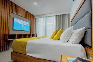 Superior-Doppelzimmer | Hochwertige Bettwaren, Pillowtop-Betten, Minibar, Zimmersafe