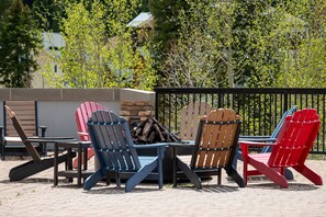 Terrace/patio - Slopeside Studio at Winter Park Resort (Winter Park)