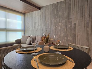 Apartment | Dining room - Apartamento Vista Mar | Hidro e Academia (Maceió)
