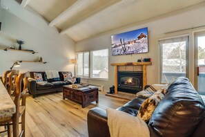 Smart-TV, Kamin, Videospiele, DVD-Player