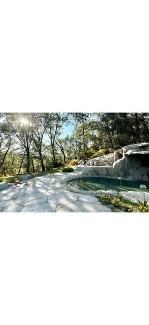 Outdoor pool - 3-BD 2 BA house in terrific Grass Valley with Pool and Hottub (Grass Valley)