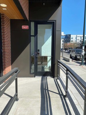 Exterior detail - RALEIGH - Modern ADA-Accessible Studio (Denver)
