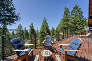 Terrace/patio - Multi-level home offering breathtaking views (553ST) (Crystal Bay)