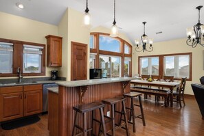 Dining - 7155 - Waves N Rays, a spacious 4-bedroom retreat in Waves, NC. (Waves)