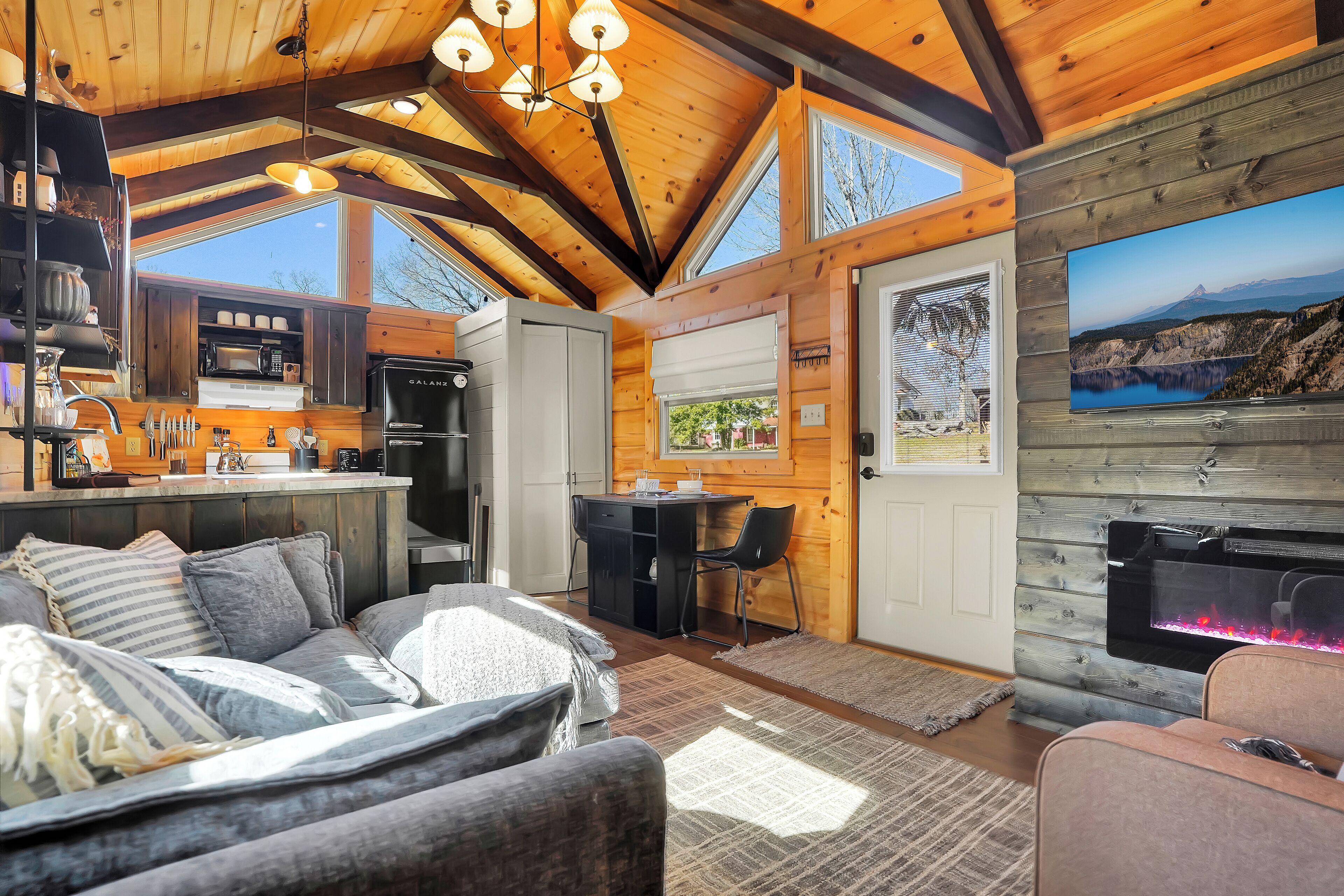 Älytelevisio, takka