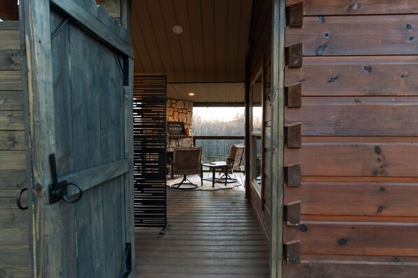 Terrace/patio - Meadow View Cabin w/ Flower Garden (Columbus)