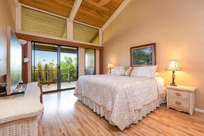 Iron/ironing board, free WiFi, bed sheets - Spacious 3BR townhouse with partial ocean views in Waikoloa WSA203 (Waikoloa)