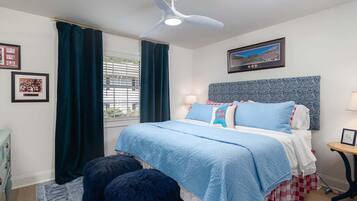 2 bedrooms, iron/ironing board, free WiFi, bed sheets