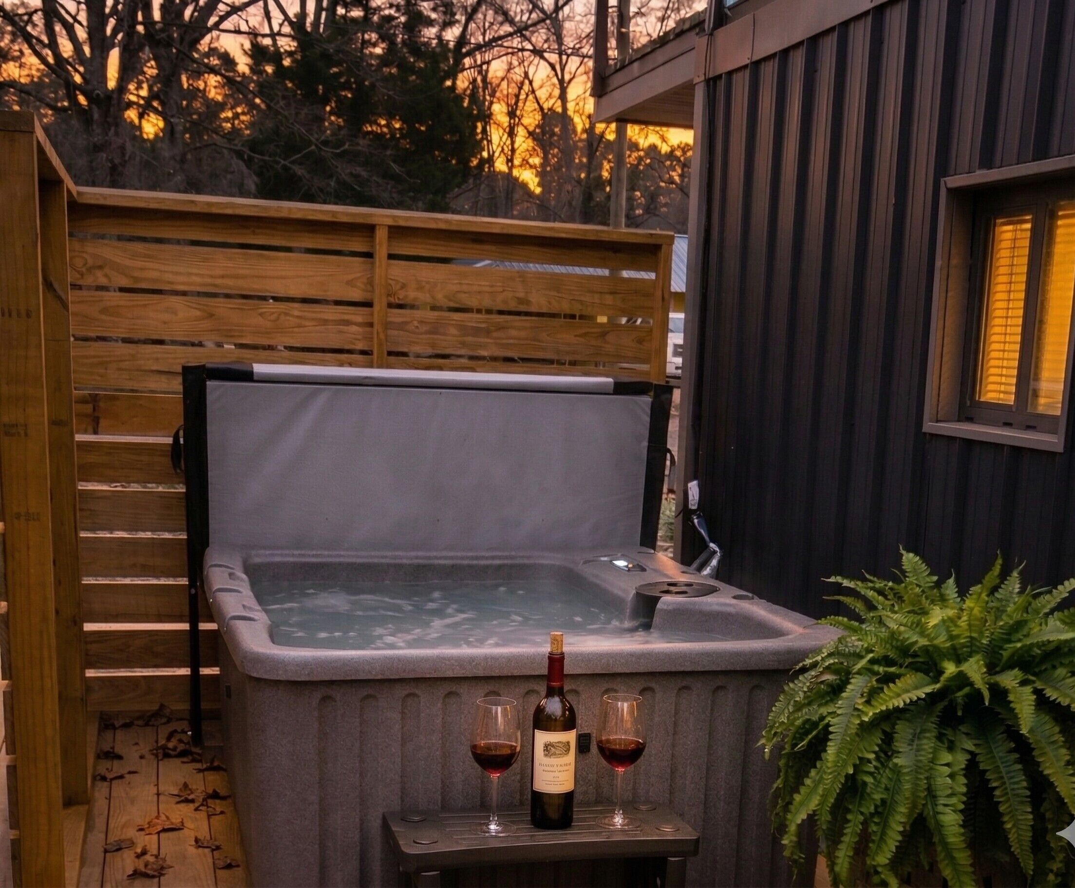 Baignoire à remous extérieure