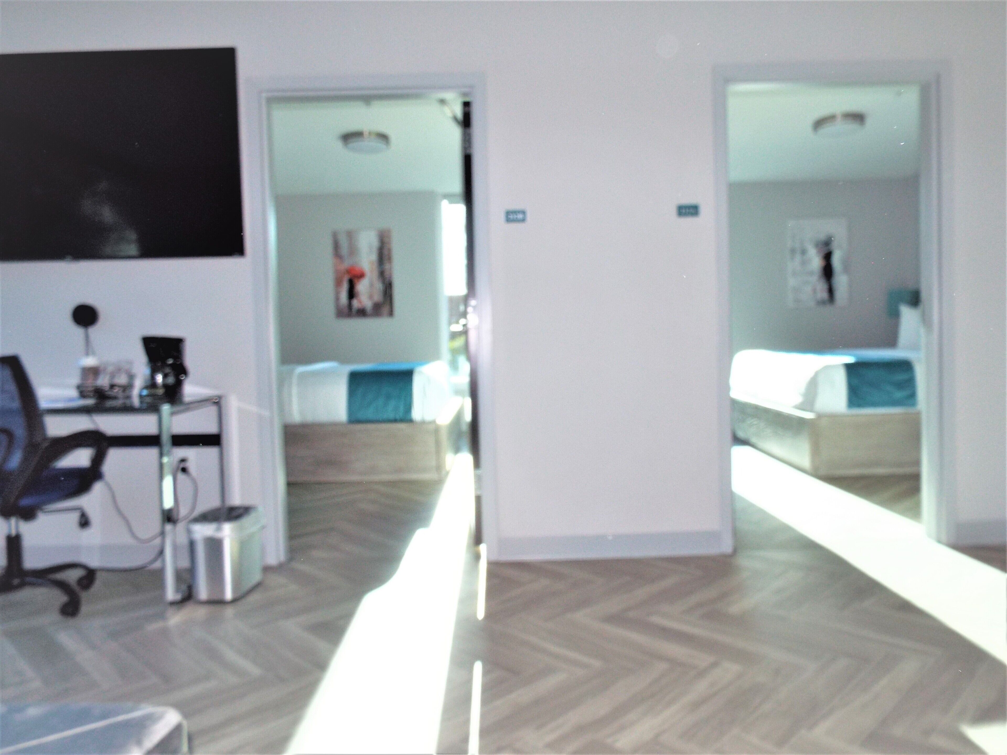 2 chambres, fer et planche à repasser, Wi-Fi, draps fournis