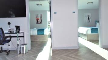 2 chambres, fer et planche Ă repasser, Wi-Fi, draps fournis