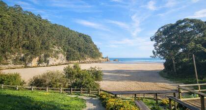 House Between Sea and Peaks in Colombres