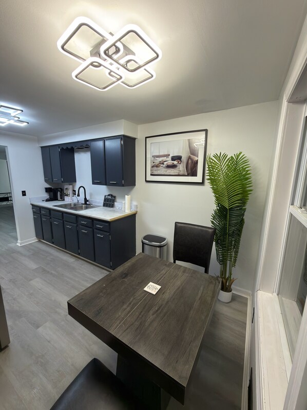 Private kitchen - Modern Fully Renovated 2BR Retreat • Minutes from RIT • Safe & Spacious (Rochester)