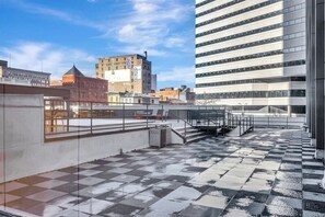 Terrace/patio - Lounge with Pool Table • Modern Studio • Gym (Baltimore)