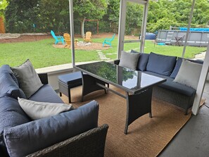 Terrace/patio - Private Pool + Hot Tub Oasis Near Beach + Downtown (Pensacola)