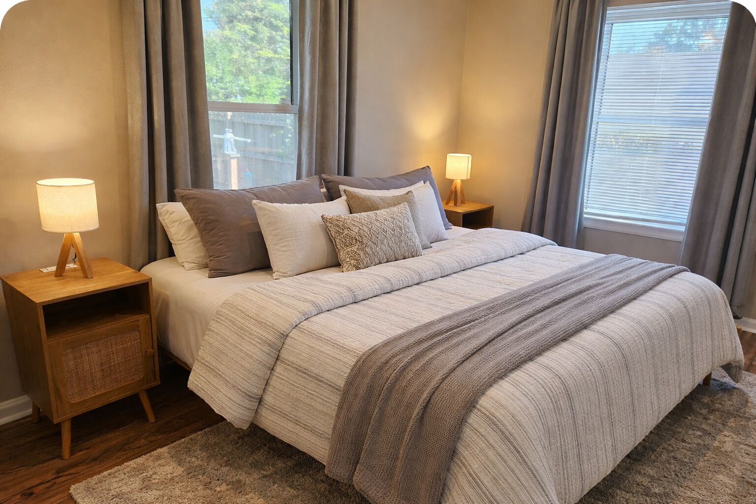 3 多间卧室、免费 WiFi、床单