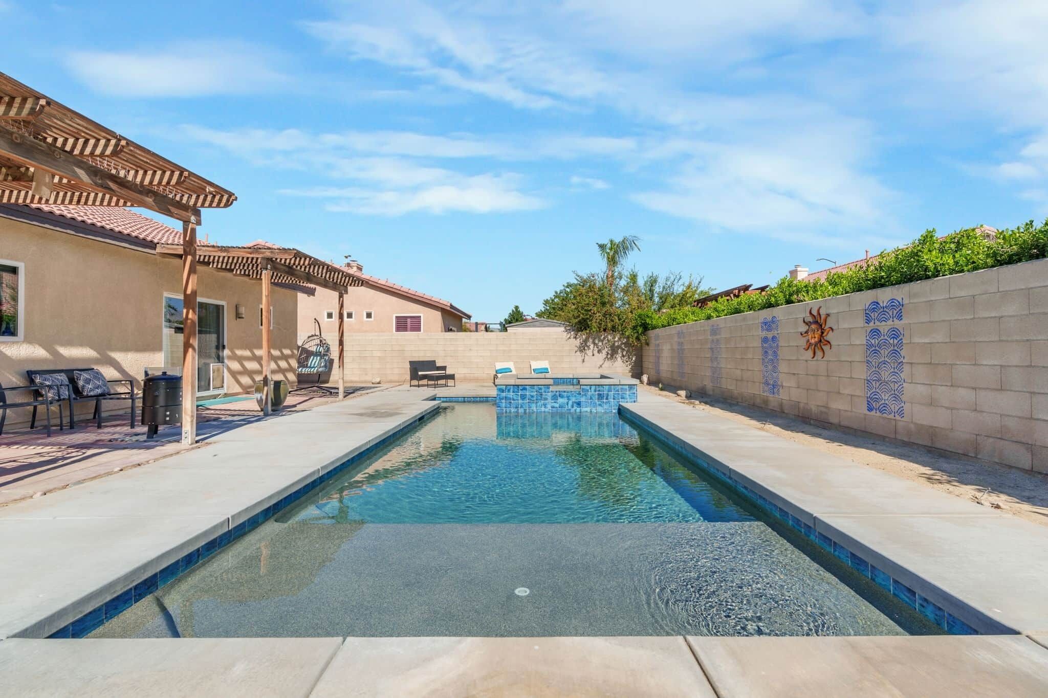 Una piscina climatizada