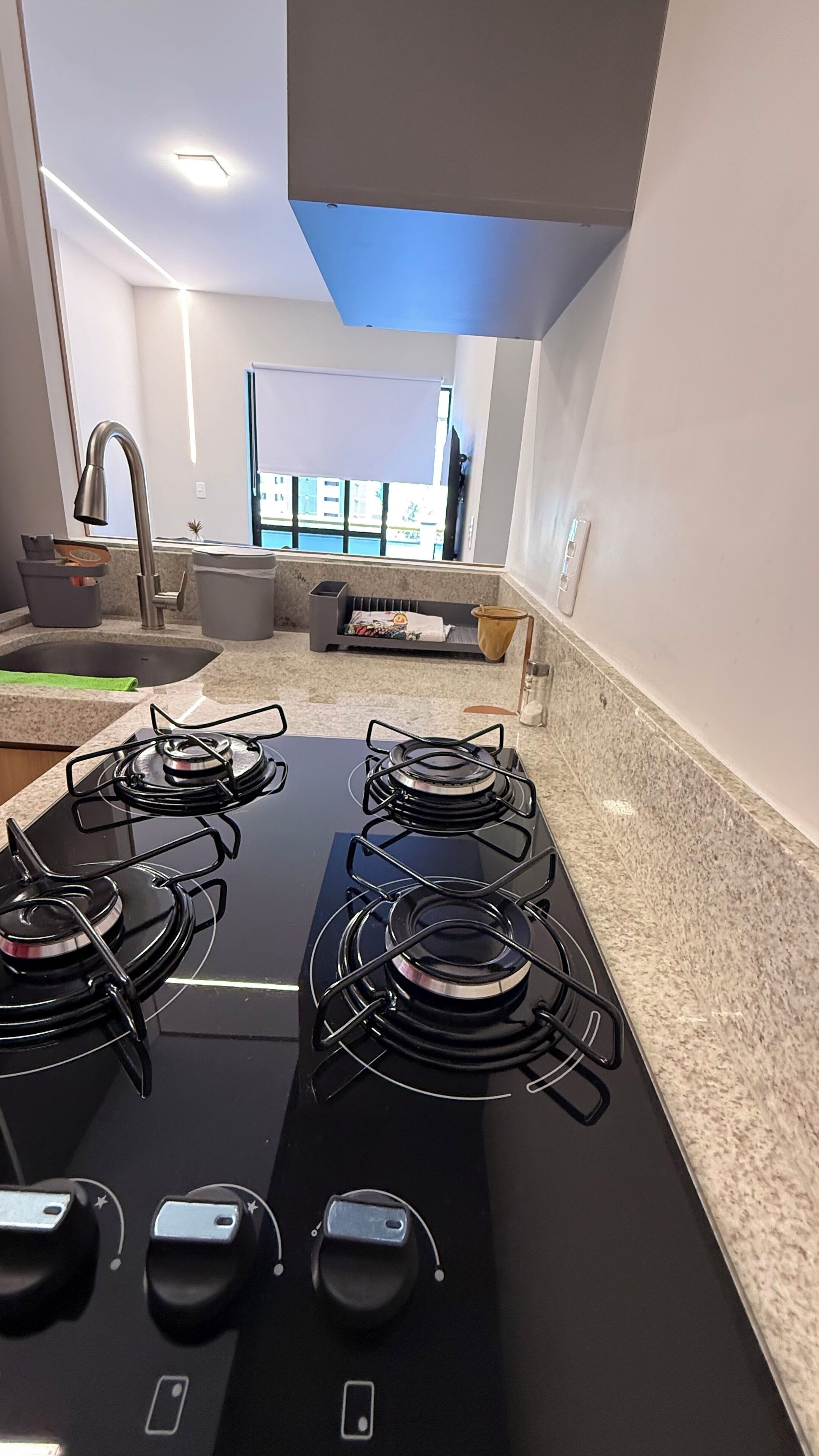 Comfort Apartment, City View | Private kitchen