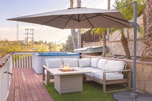 Terrace/patio - House of Palm – Perfect 3-bedroom house with AC in sunny San Diego (San Diego)