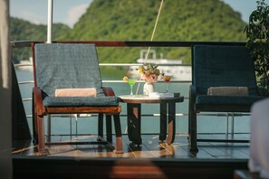 Royal Double Room, Balcony, Bay View | Terrace/patio - Mila Lux Cruise  (Ha Long)