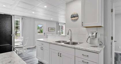 Beach Walk Home with Hot Tub and Fire Pit