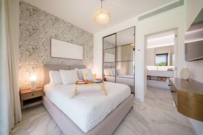 2 bedrooms, bed sheets - Vista Boho – 2BR w/ Golf View + Pool & Beach Acces (Bavaro)
