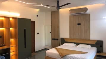 Suite, balcon, vue lac