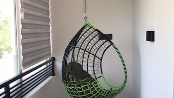 Suite, balcon, vue lac | Balcon