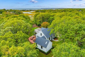 Exterior - Private Cape Cod Gathering Home with Lake Views (Centerville)
