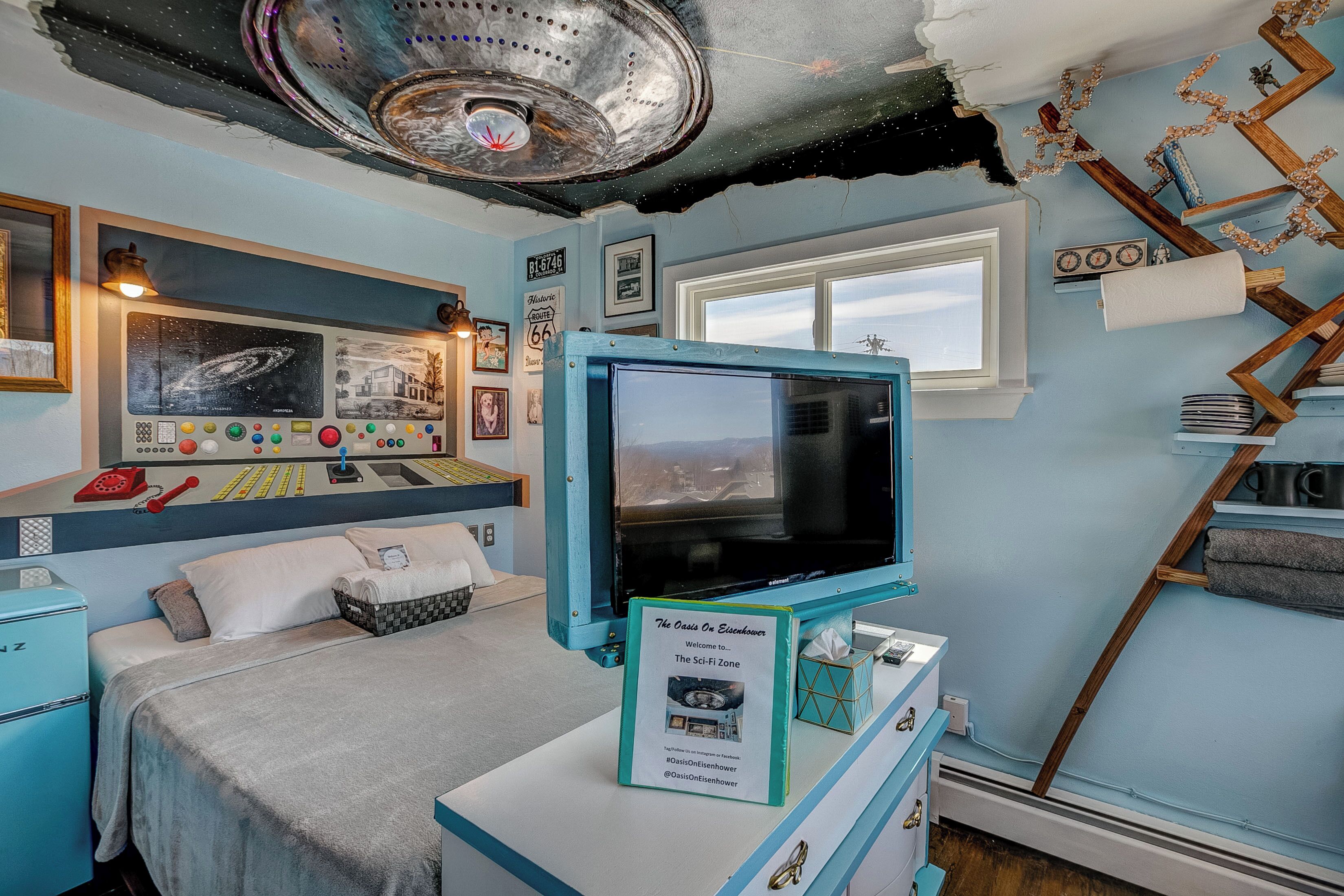 時尚單人房, 可攜帶寵物, 山景 | 遮光窗簾/窗簾、免費 Wi-Fi