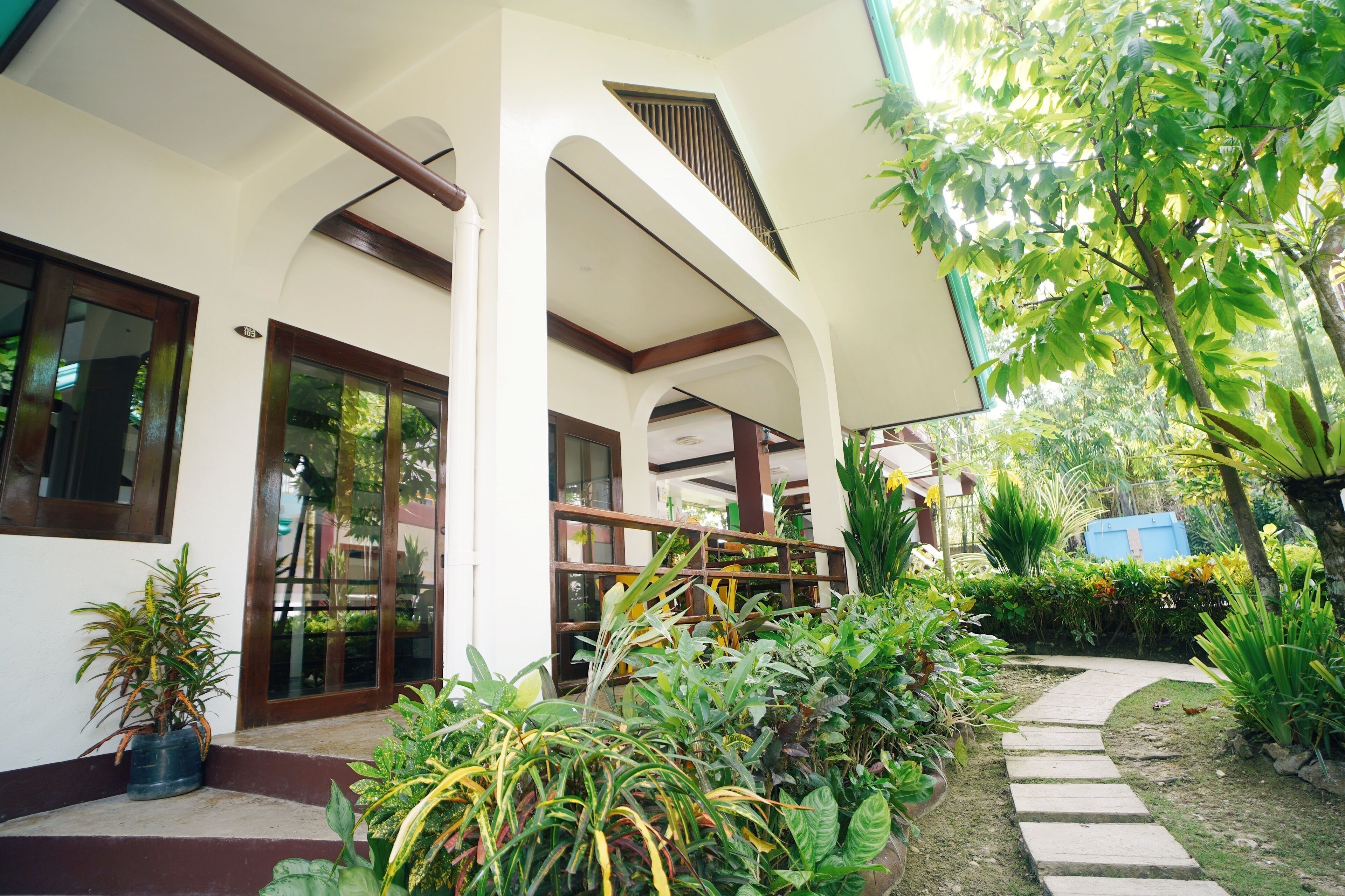 Comfort-huvila, parveke, näköala puutarhaan