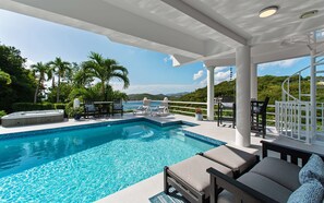 Pool - Modern Luxury Villa with Pool, Views, 4 bedrooms and bonus room (St. Thomas)