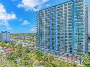Exterior - Modern Oceanfront Studio 17th Fl | King + Balcony (Myrtle Beach)