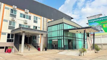 Majoituspaikan julkisivu