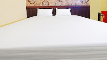 Free WiFi, bed sheets