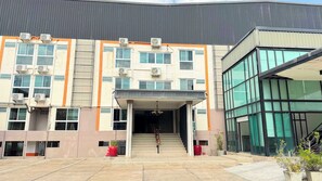 Overnatningsstedets facade