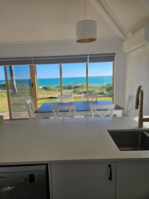 Interior - Oceanfront retreat with breathtaking views steps from the shore. (Ledge Point)